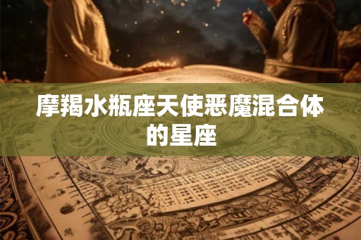 摩羯水瓶座天使恶魔混合体的星座