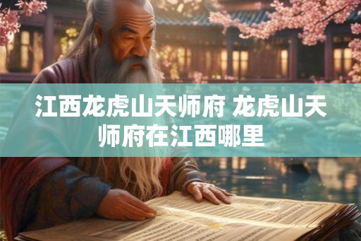 江西龙虎山天师府 龙虎山天师府在江西哪里 江西龙虎山天师府 龙虎山天师府在江西哪里