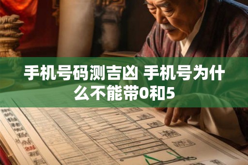 手机号码测吉凶 手机号为什么不能带0和5