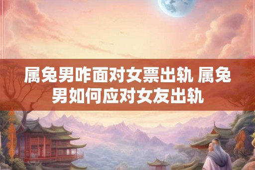 属兔男咋面对女票出轨 属兔男如何应对女友出轨