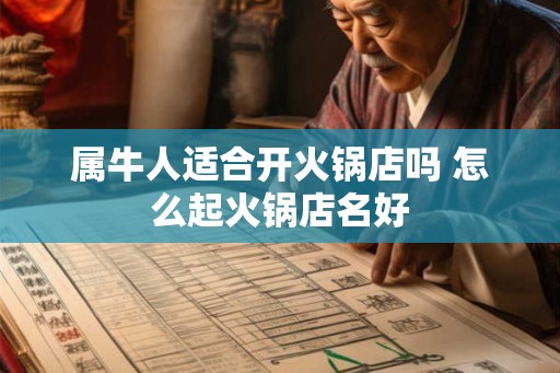 属牛人适合开火锅店吗 怎么起火锅店名好