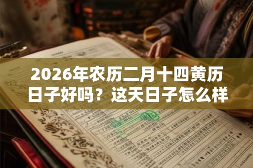 2026年农历二月十四黄历日子好吗？这天日子怎么样？