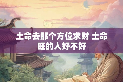 土命去那个方位求财 土命旺的人好不好