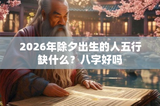 2026年除夕出生的人五行缺什么?八字好吗 2026年除夕出生的人五行缺什么?八字好吗