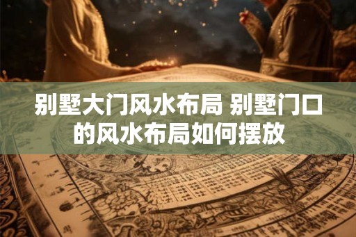 别墅大门风水布局 别墅门口的风水布局如何摆放