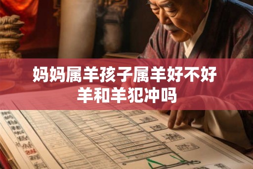 妈妈属羊孩子属羊好不好 羊和羊犯冲吗