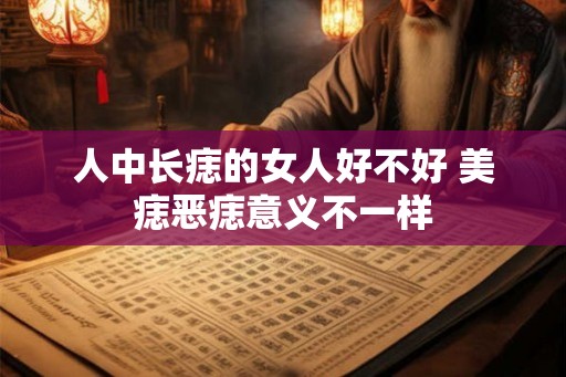 人中长痣的女人好不好 美痣恶痣意义不一样 人中长痣的女人好不好 美痣恶痣意义不一样