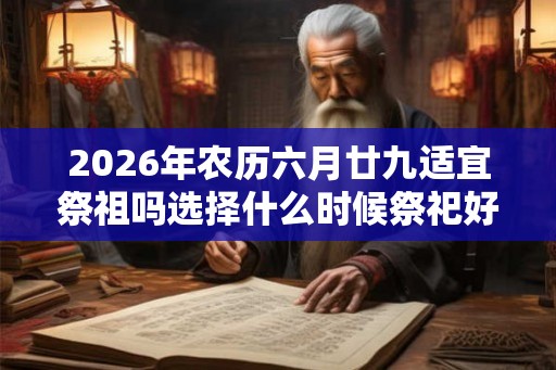 2026年农历六月廿九适宜祭祖吗选择什么时候祭祀好