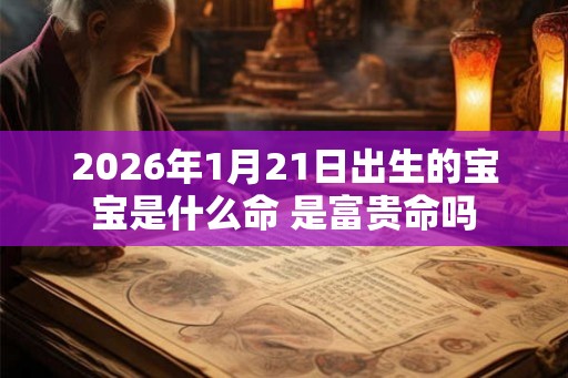 2026年1月21日出生的宝宝是什么命 是富贵命吗