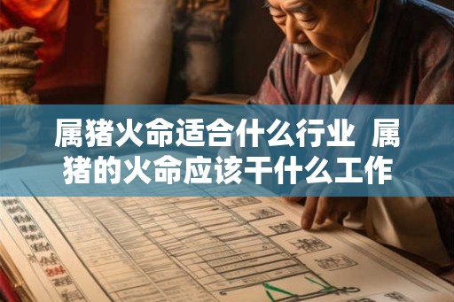 属猪火命适合什么行业  属猪的火命应该干什么工作