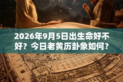 2026年9月5日出生命好不好?今日老黄历卦象如何? 2026年9月5日出生命好不好?今日老黄历卦象如何?