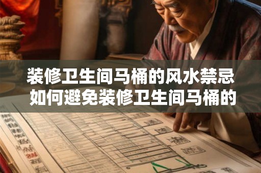 装修卫生间马桶的风水禁忌 如何避免装修卫生间马桶的风水禁忌