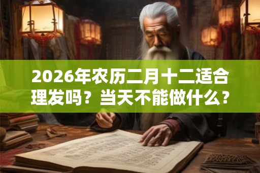 2026年农历二月十二适合理发吗？当天不能做什么？