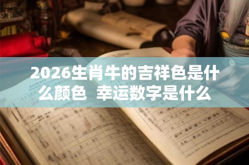 2026生肖牛的吉祥色是什么颜色  幸运数字是什么