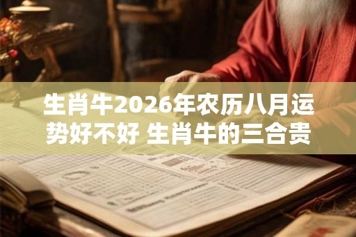 生肖牛2026年农历八月运势好不好 生肖牛的三合贵人是谁