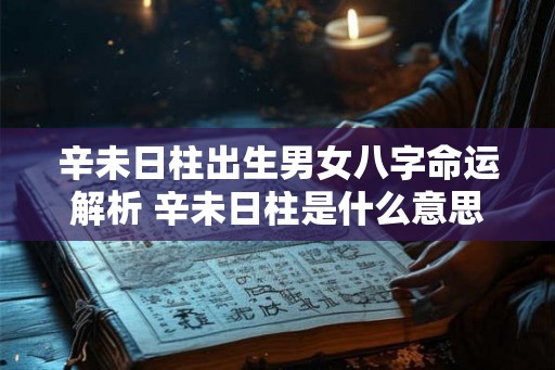 辛未日柱出生男女八字命运解析 辛未日柱是什么意思