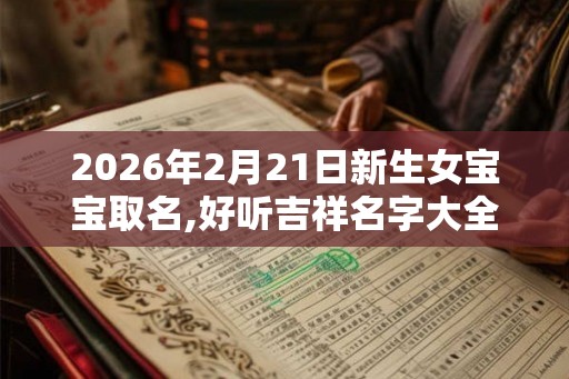 2026年2月21日新生女宝宝取名,好听吉祥名字大全