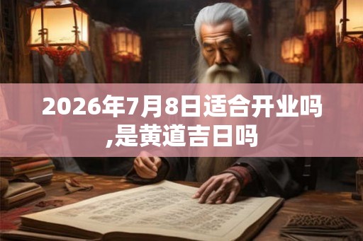 2026年7月8日适合开业吗,是黄道吉日吗