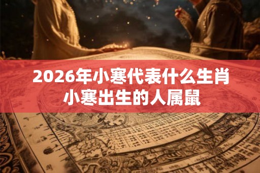 2026年小寒代表什么生肖 小寒出生的人属鼠 2026年小寒代表什么生肖 小寒出生的人属鼠