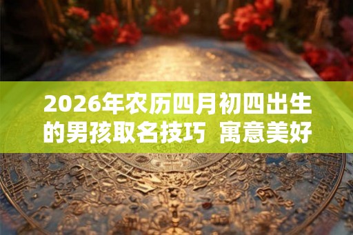 2026年农历四月初四出生的男孩取名技巧  寓意美好的名字