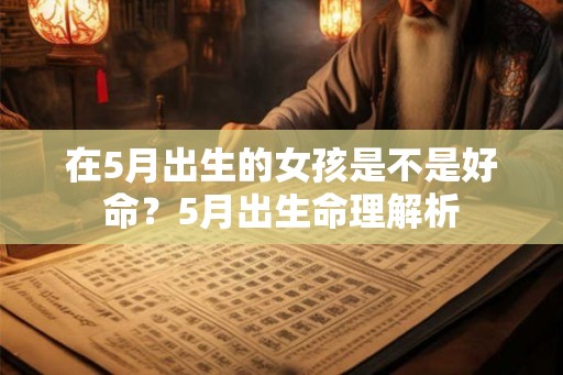 在5月出生的女孩是不是好命?5月出生命理解析 在5月出生的女孩是不是好命?5月出生命理解析