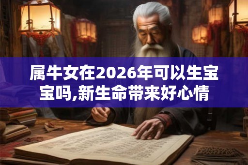 属牛女在2026年可以生宝宝吗,新生命带来好心情