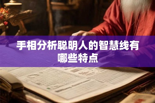 手相分析聪明人的智慧线有哪些特点