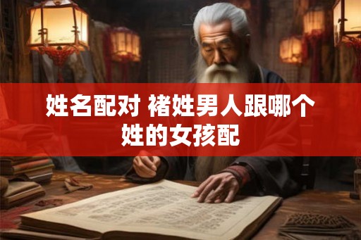 姓名配对 褚姓男人跟哪个姓的女孩配