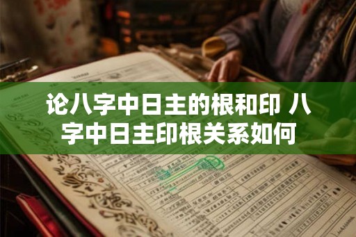 论八字中日主的根和印 八字中日主印根关系如何 论八字中日主的根和印 八字中日主印根关系如何