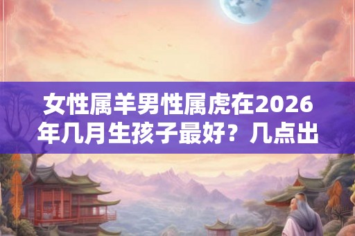 女性属羊男性属虎在2026年几月生孩子最好？几点出生好？