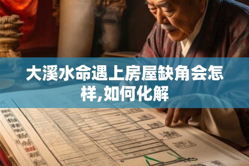 大溪水命遇上房屋缺角会怎样,如何化解 大溪水命遇上房屋缺角会怎样,如何化解