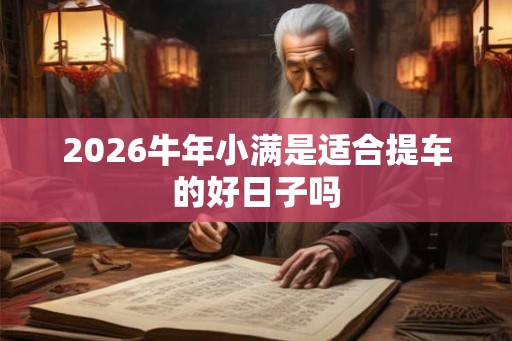 2026牛年小满是适合提车的好日子吗 2026牛年小满是适合提车的好日子吗