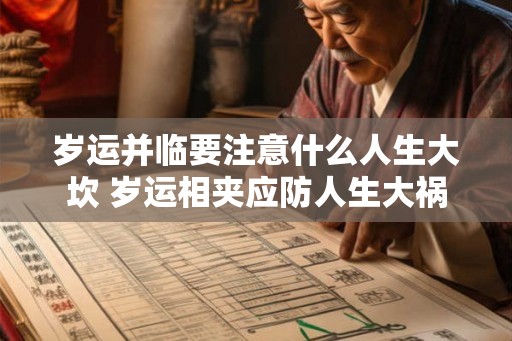 岁运并临要注意什么人生大坎 岁运相夹应防人生大祸
