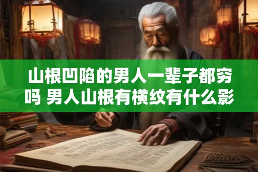 山根凹陷的男人一辈子都穷吗 男人山根有横纹有什么影响