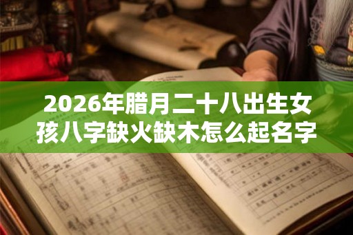 2026年腊月二十八出生女孩八字缺火缺木怎么起名字