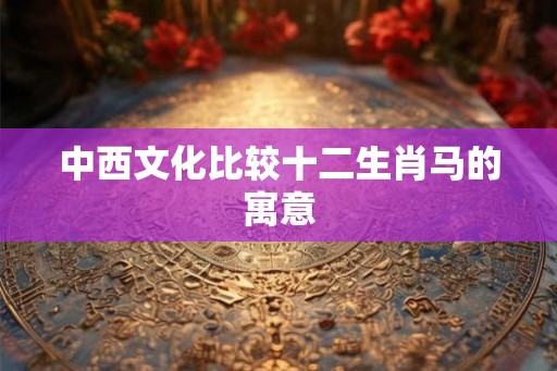 中西文化比较十二生肖马的寓意