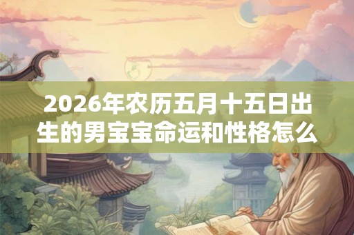 2026年农历五月十五日出生的男宝宝命运和性格怎么样