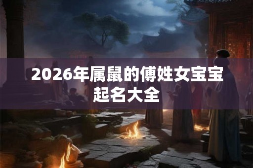 2026年属鼠的傅姓女宝宝起名大全