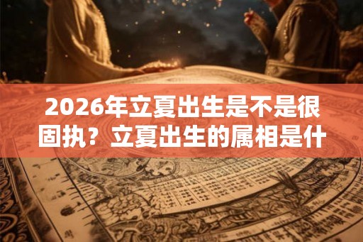 2026年立夏出生是不是很固执？立夏出生的属相是什么？