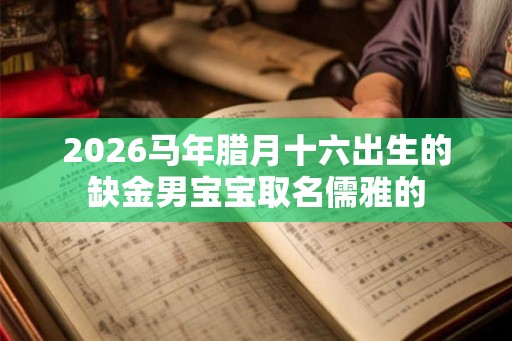 2026马年腊月十六出生的缺金男宝宝取名儒雅的 2026马年腊月十六出生的缺金男宝宝取名儒雅的