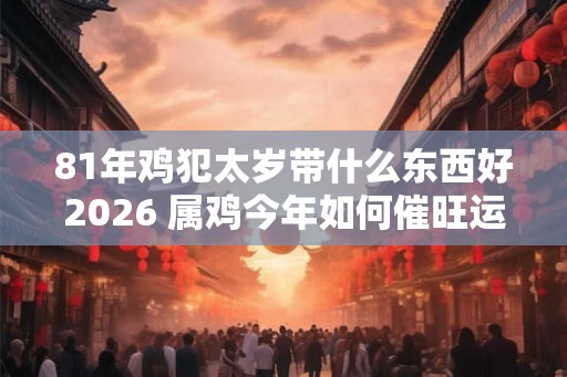 81年鸡犯太岁带什么东西好2026 属鸡今年如何催旺运势
