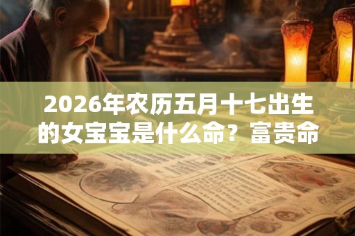 2026年农历五月十七出生的女宝宝是什么命？富贵命吗？