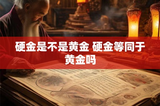硬金是不是黄金 硬金等同于黄金吗