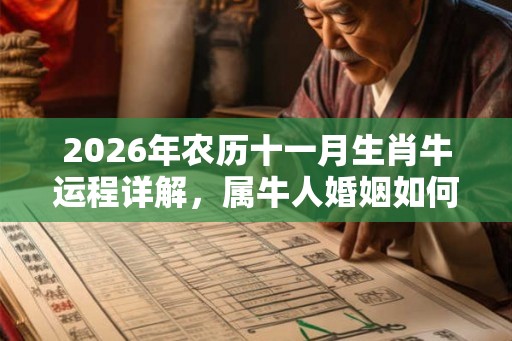 2026年农历十一月生肖牛运程详解，属牛人婚姻如何？