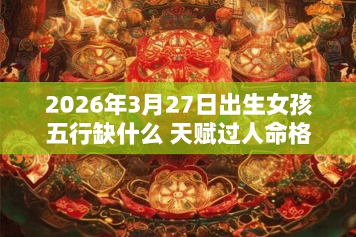 2026年3月27日出生女孩五行缺什么 天赋过人命格尊贵 2026年3月27日出生女孩五行缺什么 天赋过人命格尊贵