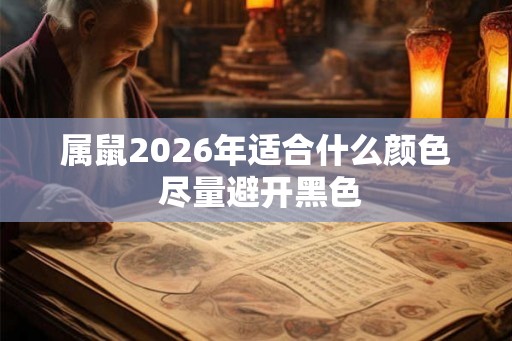 属鼠2026年适合什么颜色 尽量避开黑色