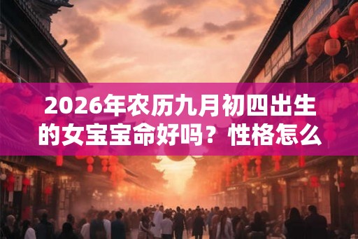2026年农历九月初四出生的女宝宝命好吗？性格怎么样
