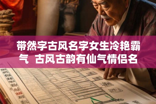 带然字古风名字女生冷艳霸气 古风古韵有仙气情侣名字 带然字古风名字女生冷艳霸气 古风古韵有仙气情侣名字