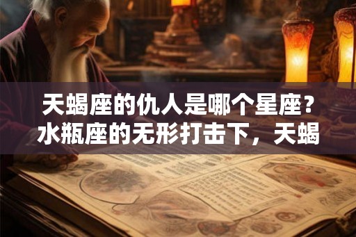 天蝎座的仇人是哪个星座?水瓶座的无形打击下,天蝎座如何报复? 天蝎座的仇人是哪个星座?水瓶座的无形打击下,天蝎座如何报复?