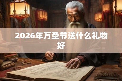 2026年万圣节送什么礼物好